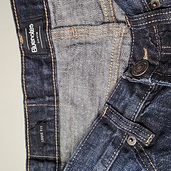 BLUENOTES Jake 31x30 dark wash loose straight leg jeans - Picture 6 of 7